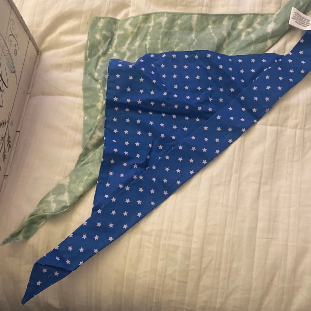 Two. Scarves/handkerchiefs NWT for your dog.
